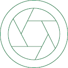 Icon of a camera aperture