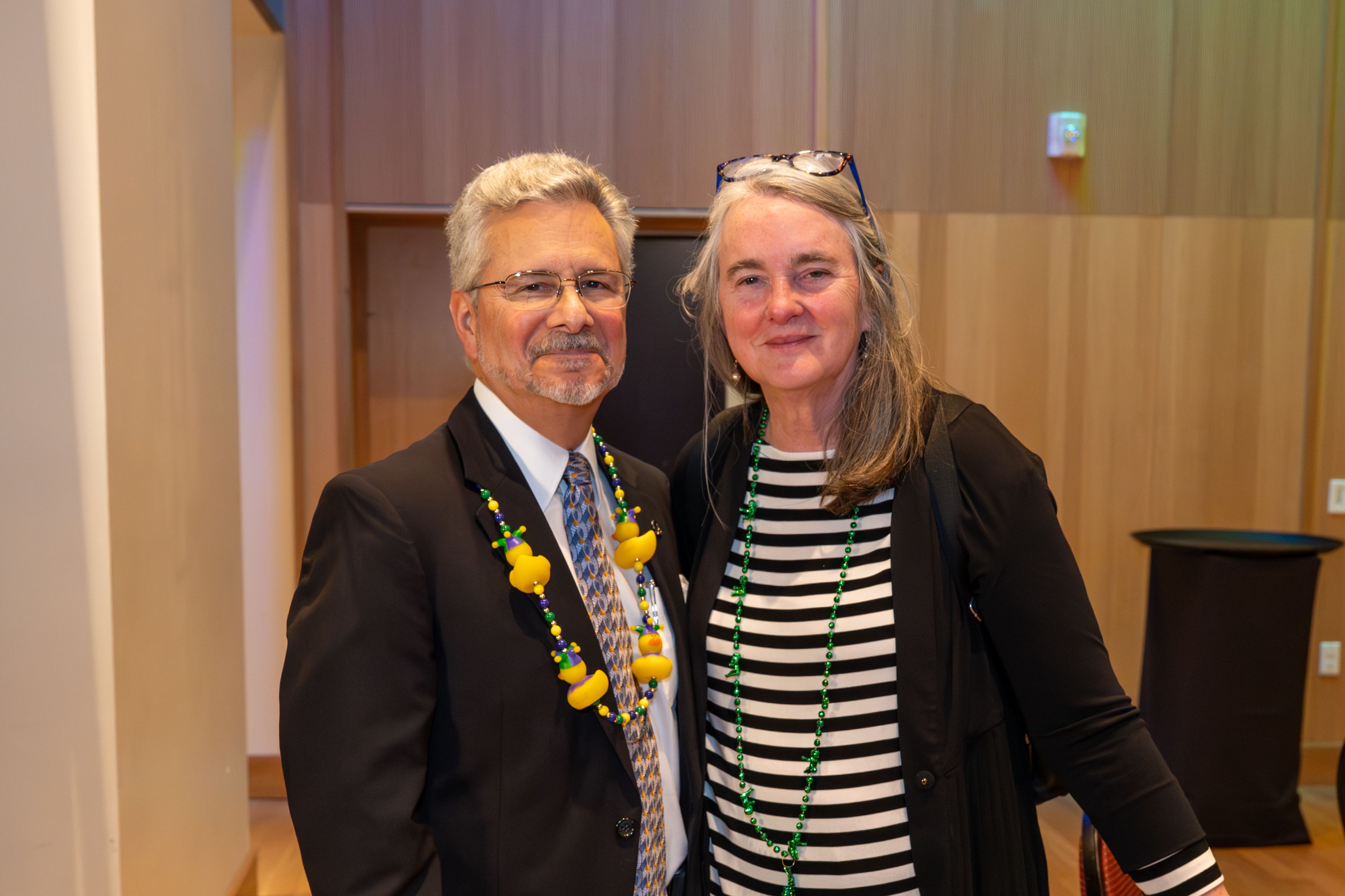 Judge John Acosta and Lenice Shaw.