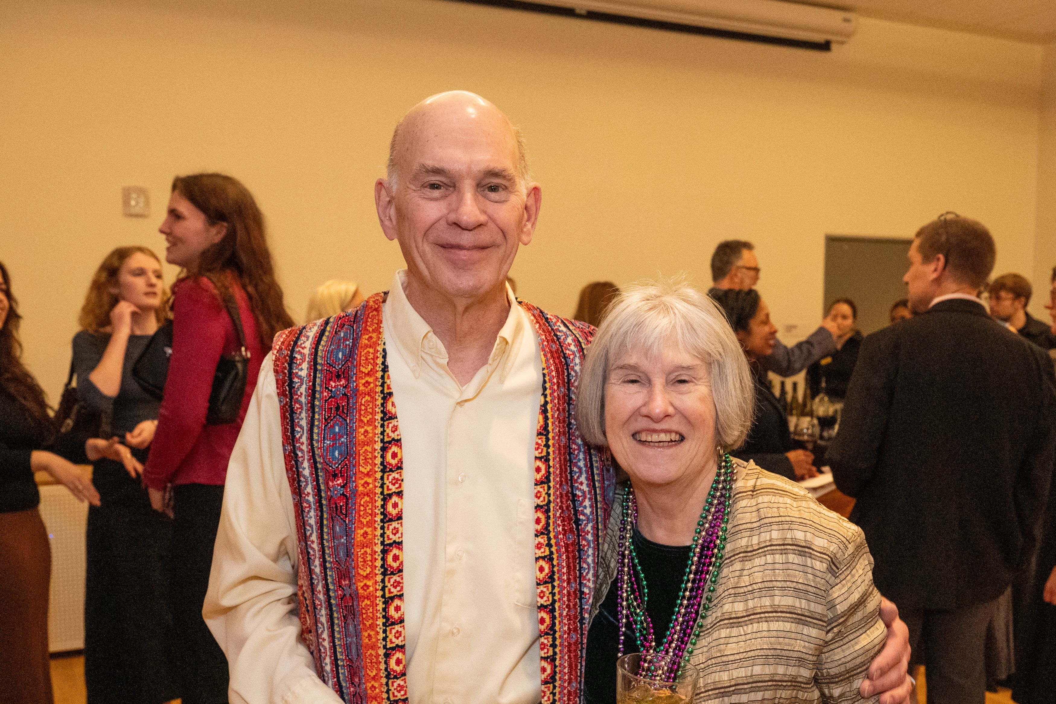 Board member Jerry Lidz and a guest.