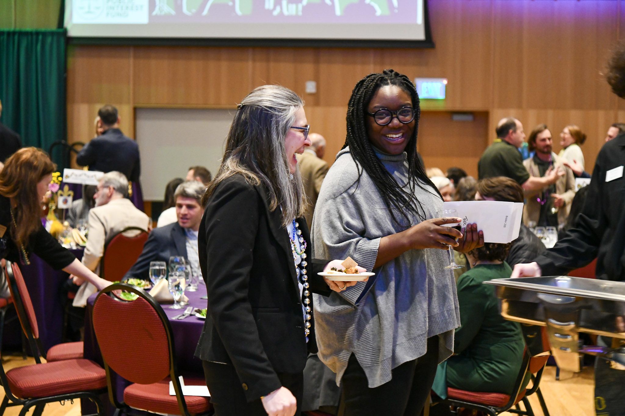 Jen Heusel and Angela Addae.